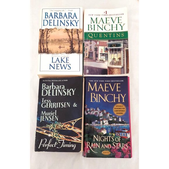 Barbara Delinsky and Maeve Binchy 4 Book Lot - Picture 2 of 11